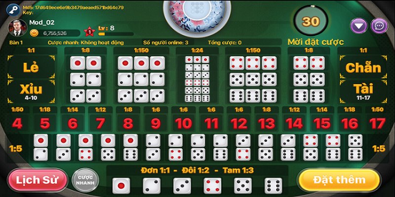 Game Tài xỉu Ku11 mang đến cơ hội kiếm tiền lớn