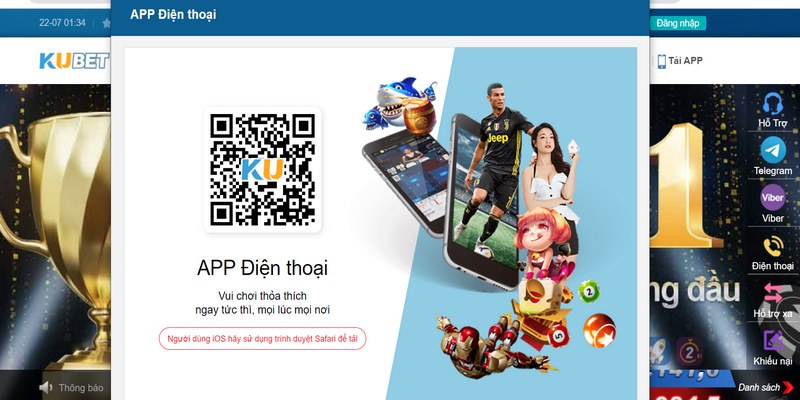 Những điều kiện cần thiết để Tải app Ku11